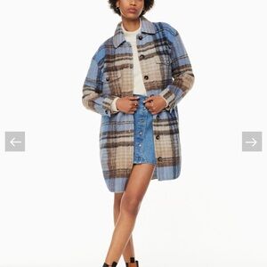 The Ganna™ Long Wool Shirt Jacket